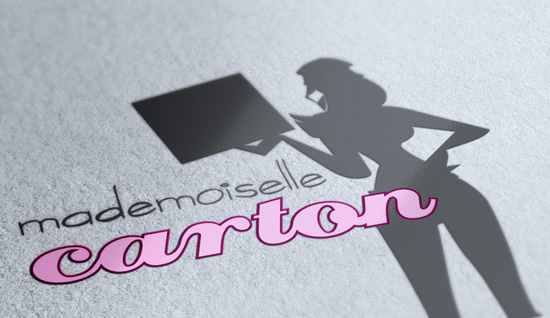 Mademoiselle Carton – création de logo