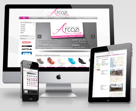 Arcazi – création de site internet catalogue en ligne