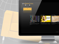 VIP International – création de site internet catalogue en flash