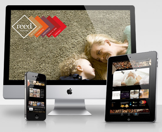 Reed Floors – création de site internet catalogue en ligne