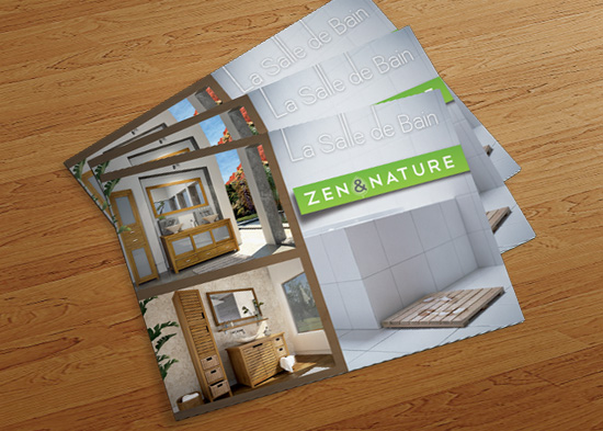 Zen & Nature – réalisation de brochures & catalogues