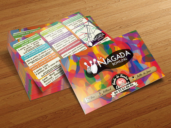 Le Nagada – réalisation de flyers publicitaires